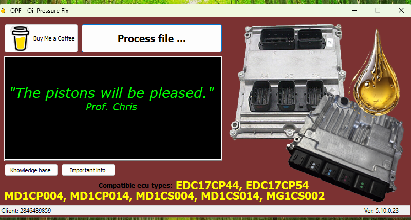 Oil Pressure Fix EDC17CP44 Oil Pressure Fix EDC17CP44